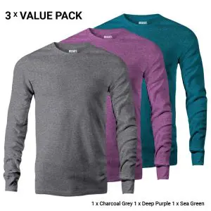 Men's Long Sleeve T Shirts Bundle Pack 0023