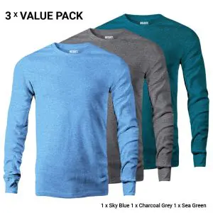 Men's Long Sleeve T Shirts Bundle Pack 0027