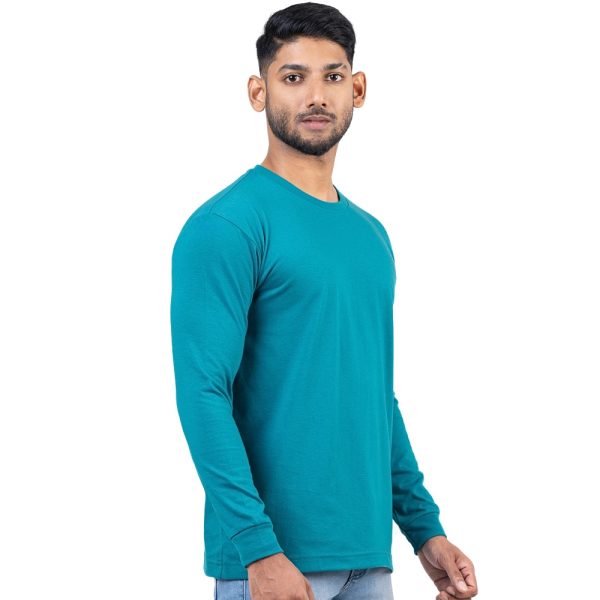 Teal-Blue-Long-Sleeve-T-Shirt-12