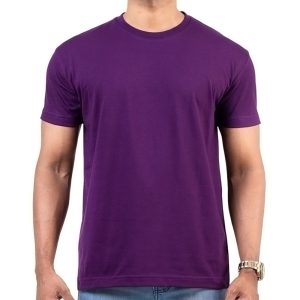 Men’s Purple Crew Neck T-Shirt in Sri Lanka – Casual Wear for Everyday Style