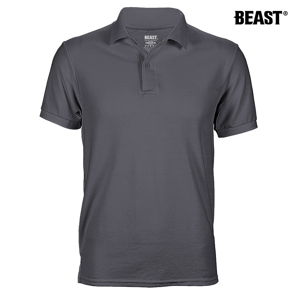 Gunmetal Grey Men's Polo T Shirt Premium Menswear at Best Value