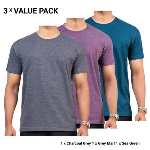 Crew Neck T-Shirts Bundle Pack 0053