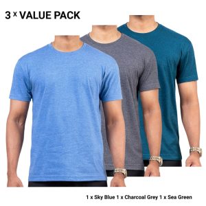 Men's Crew Neck T Shirts Bundle Pack 0057