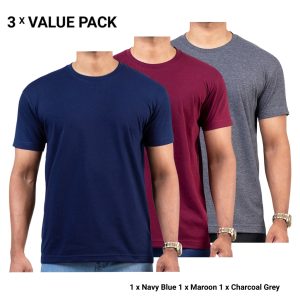 Crew Neck T-Shirts Bundle Pack 0060