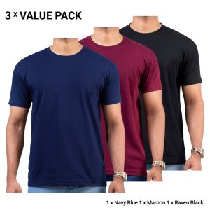 Crew Neck T-Shirts Bundle Pack No-51