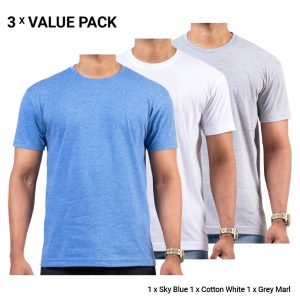 Crew Neck T-Shirts Bundle Pack No-54