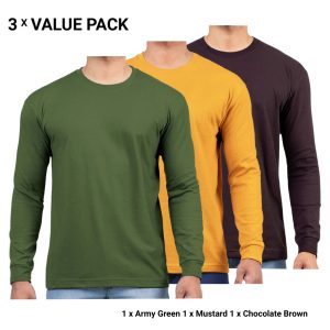 Long Sleeve T-Shirts Bundle Pack 0025