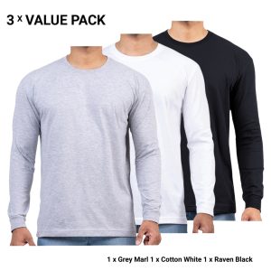 Men's Long Sleeve T Shirts Bundle Pack 0026