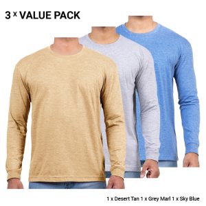 Long Sleeve T-Shirts Bundle Pack No-29