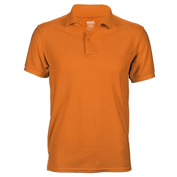 Blaze Orange Men’s Polo T-Shirt in Sri Lanka – Premium Cotton Polo for Casual and Semi-Formal Wear
