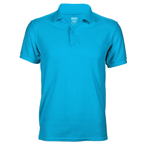 Lagoon Blue Men’s Polo T-Shirt in Sri Lanka – Premium Cotton Polo for Casual and Semi-Formal Wear