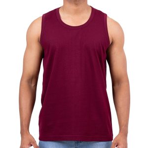 Maroon Casual Tank Top