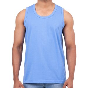 Sky Blue Casual Tank Top