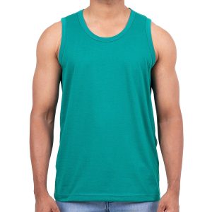 Teal Green Casual Tank Top