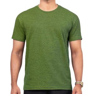 Amazon Green Men's Crew Neck T Shirt