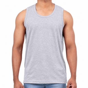 Grey Marl Casual Tank Top